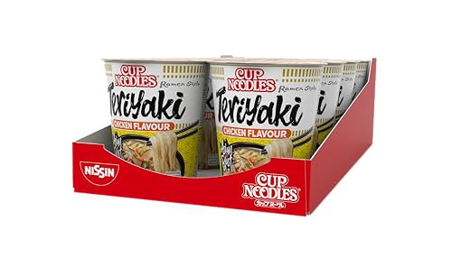 Nissin Cup Noodles Chicken Teriyaki Instant-Nudeln 8er Pack
