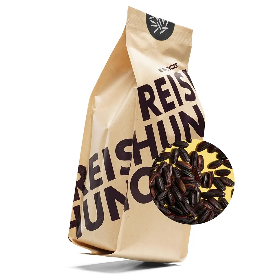 Reishunger Bio Nerone Schwarzer Reis 3x600g Vollkorn
