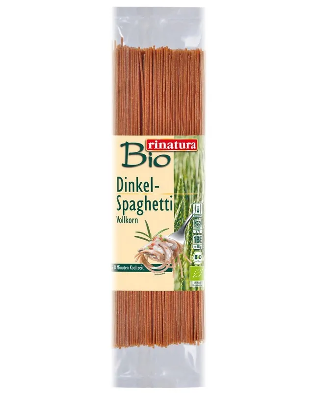rinatura Dinkel-Spaghetti Vollkorn 250 g nussig