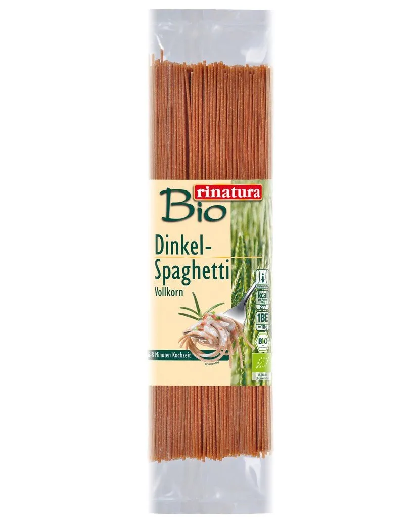 rinatura Dinkel-Spaghetti Vollkorn 250 g nussig