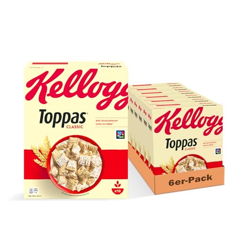Kellogg's Toppas Vollkorn-Cerealien 6x500g ballaststoffreich