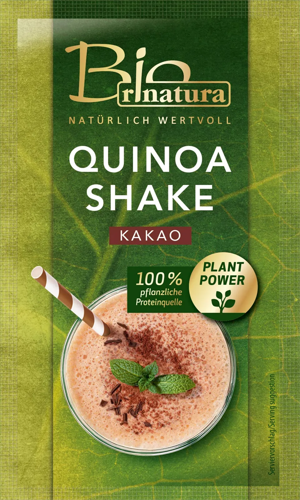 rinatura Quinoa Shake Kakao Pulver 15g Bio