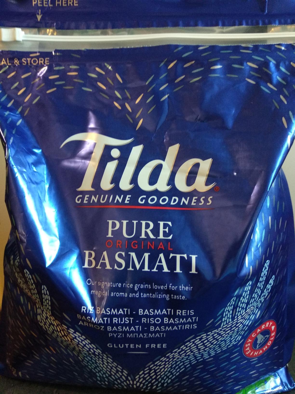 Tilda Pure Basmati Reis 10kg lockerer Langkornreis