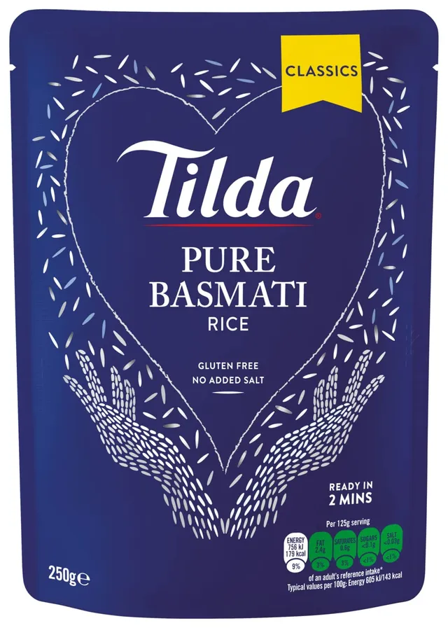 Tilda Steamed Basmatireis 6x250g natur