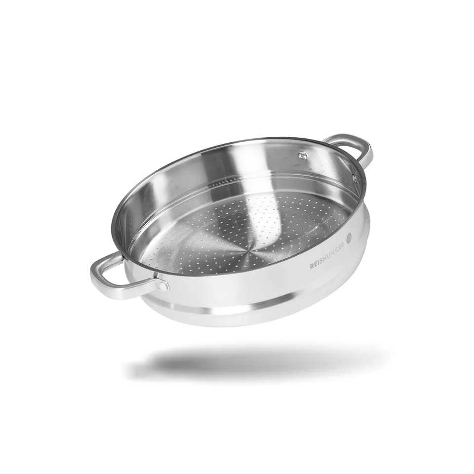 Reishunger Dämpfeinsatz Edelstahl 30cm Wok