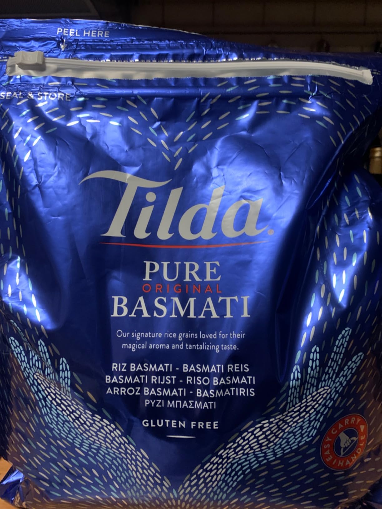 Tilda Pure Basmati Reis 10kg lockerer Langkornreis