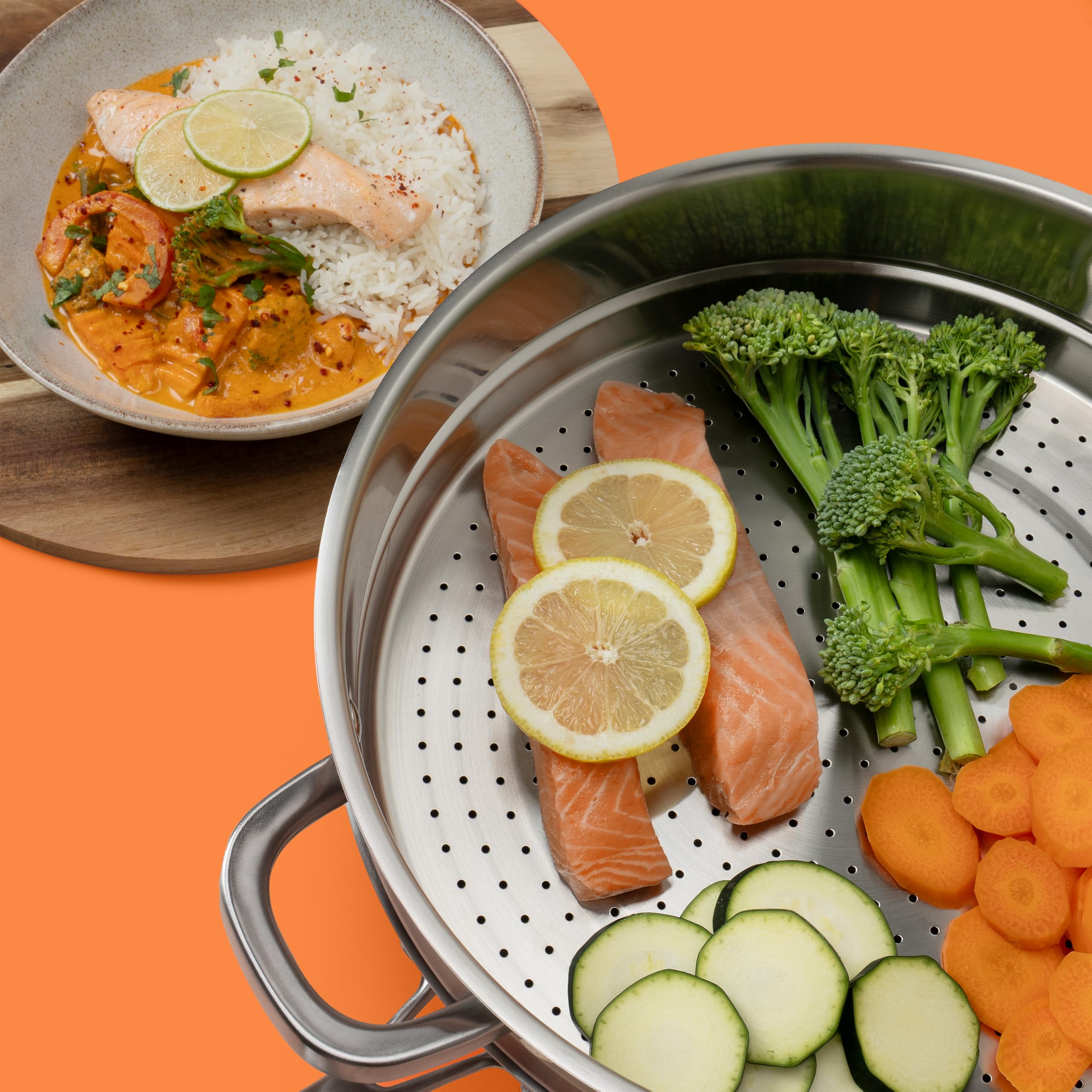 Reishunger Dämpfeinsatz Edelstahl 30cm Wok