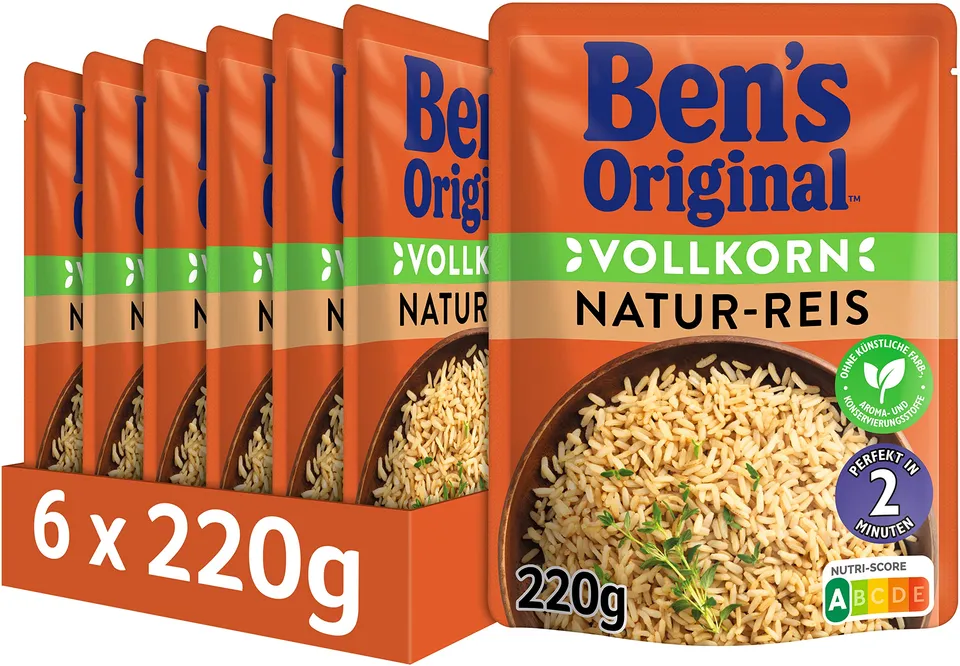 Ben's Original Express Reis Natur 6x220g Vollkorn