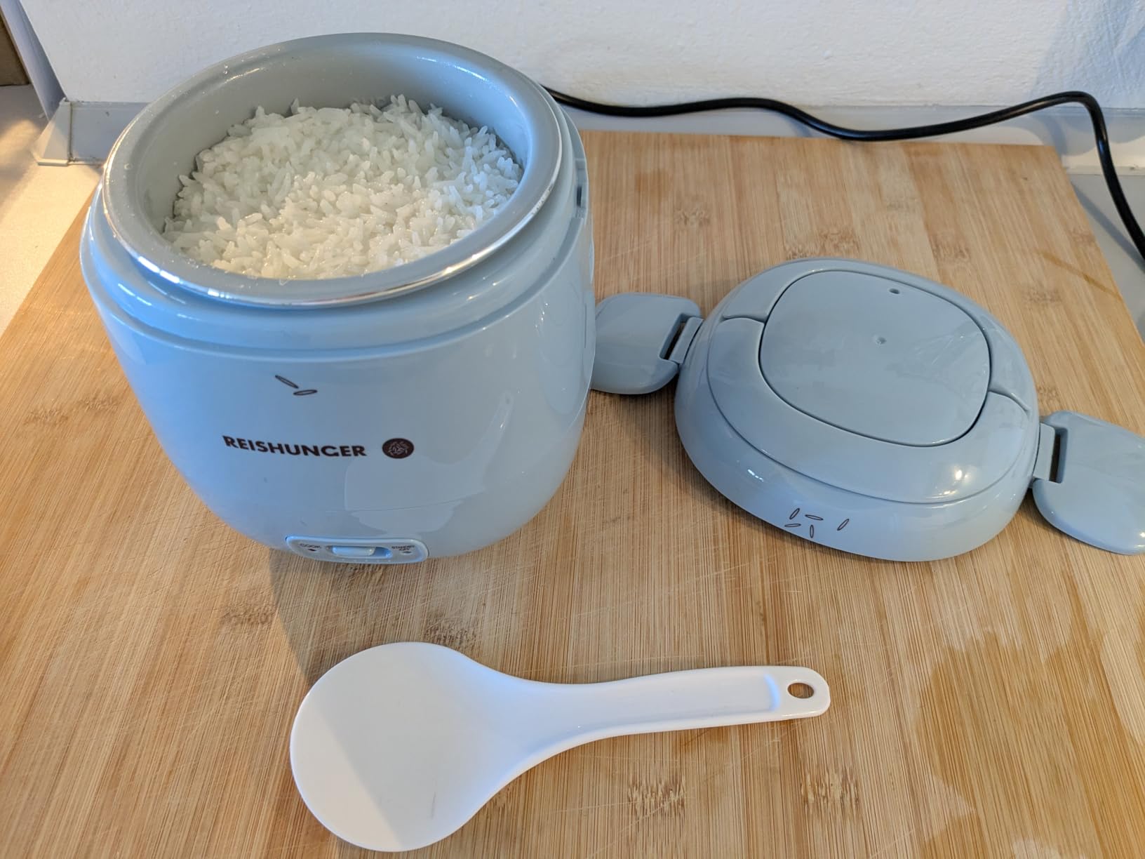 Reishunger Mini Reiskocher 0,3L Waldgrün 1-2 Portionen