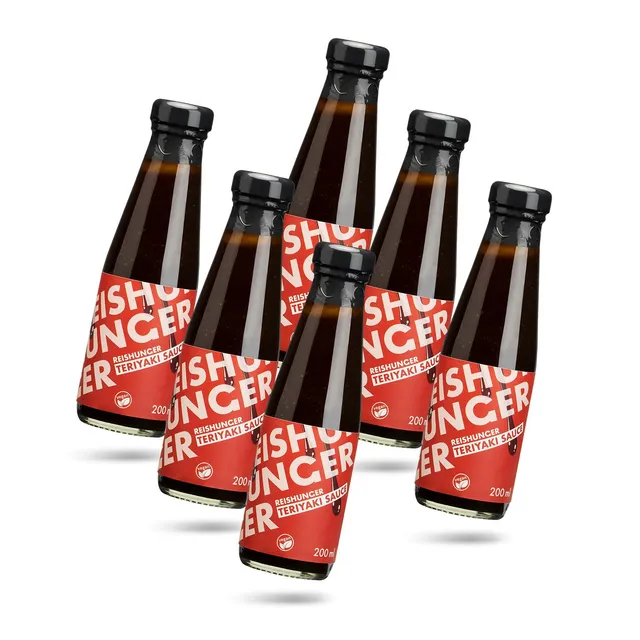 Reishunger Teriyaki Sauce vegane Sauce 6x200ml Umami
