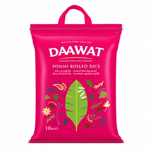 Daawat Ponni Parboiled Reis 10kg weich