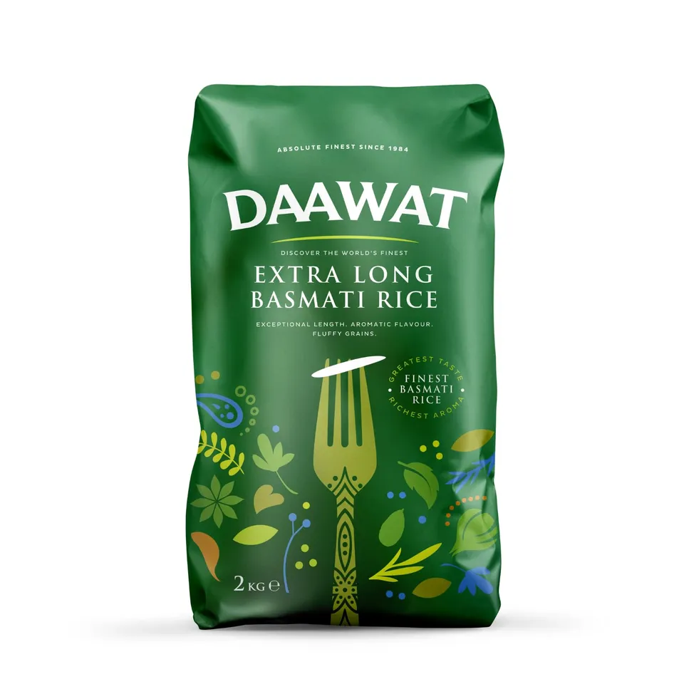Daawat Extra Long Basmati Reis 2kg extra lang