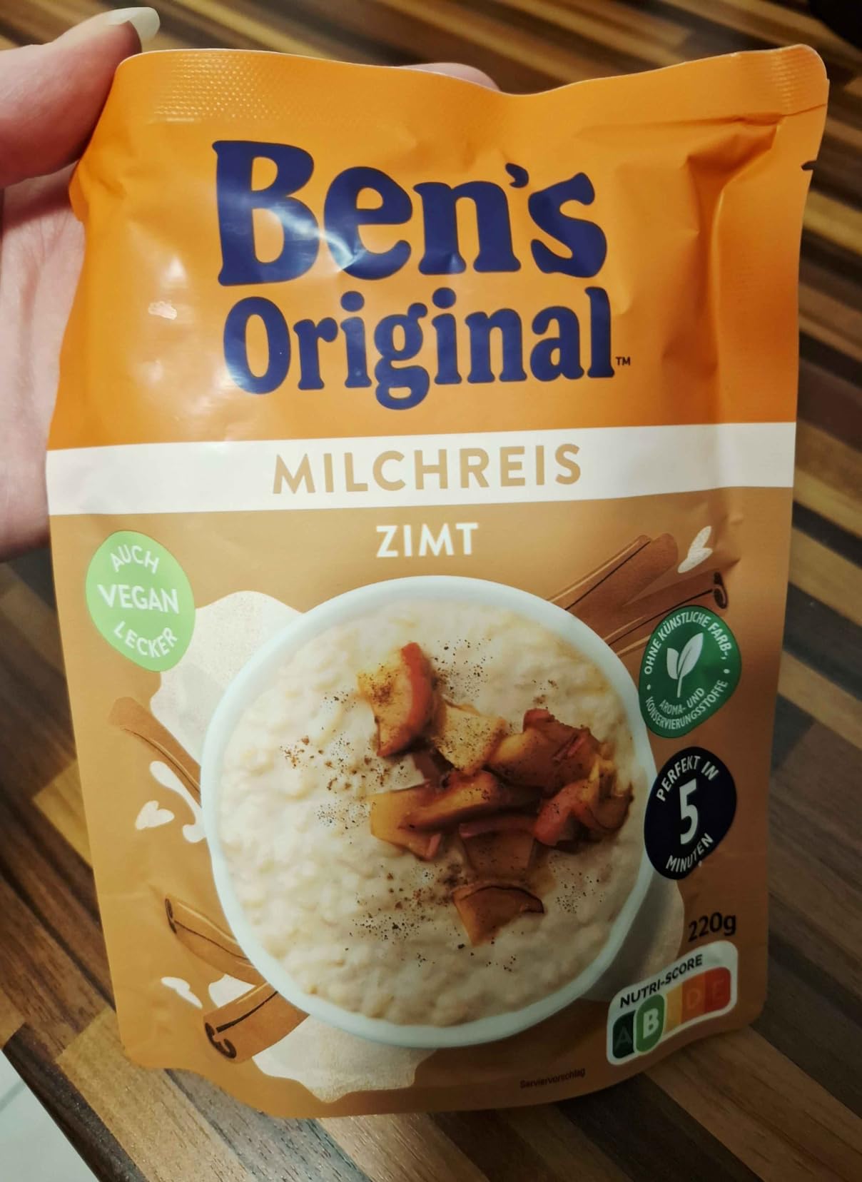 Ben's Original Express Milchreis Zimt 6x237g zimtig