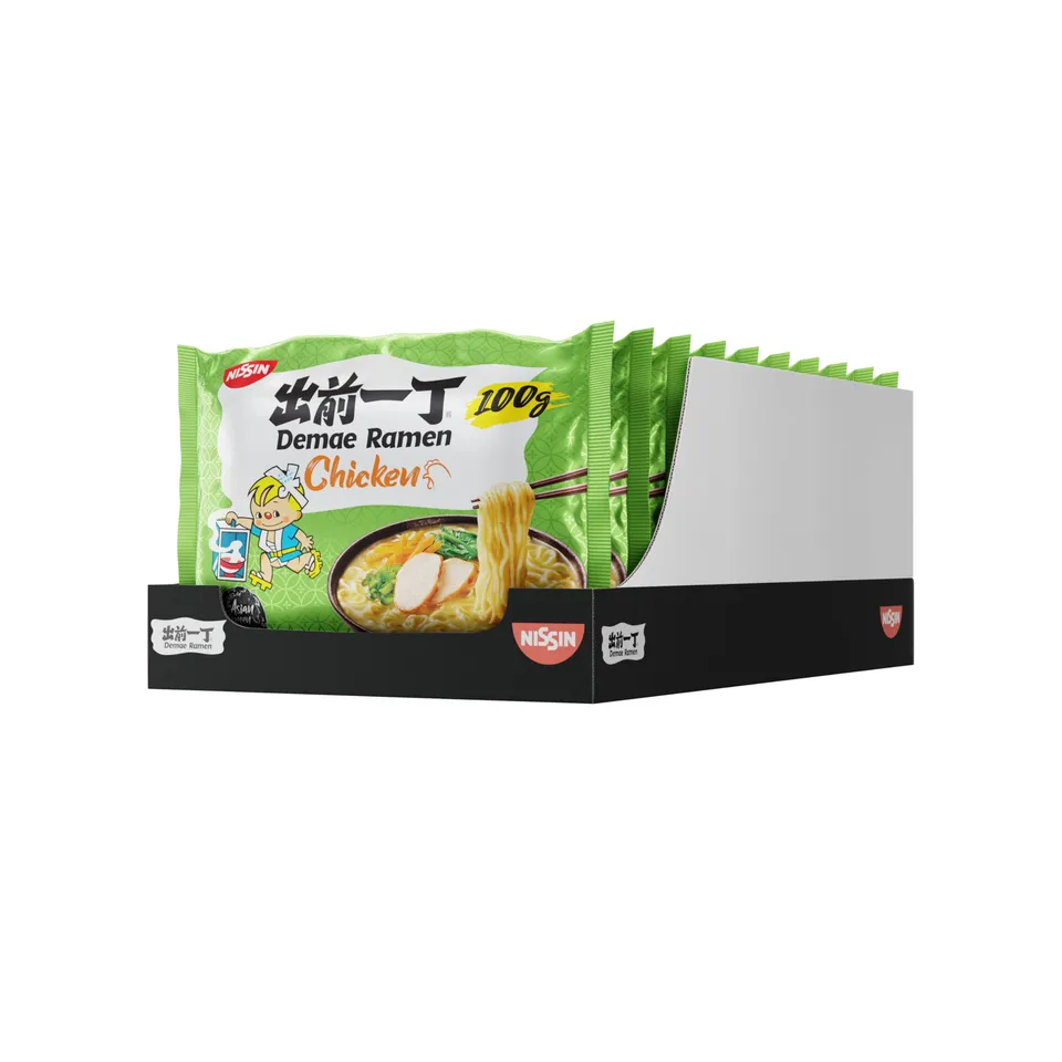 Nissin Demae Ramen Chicken 10x100g Pack