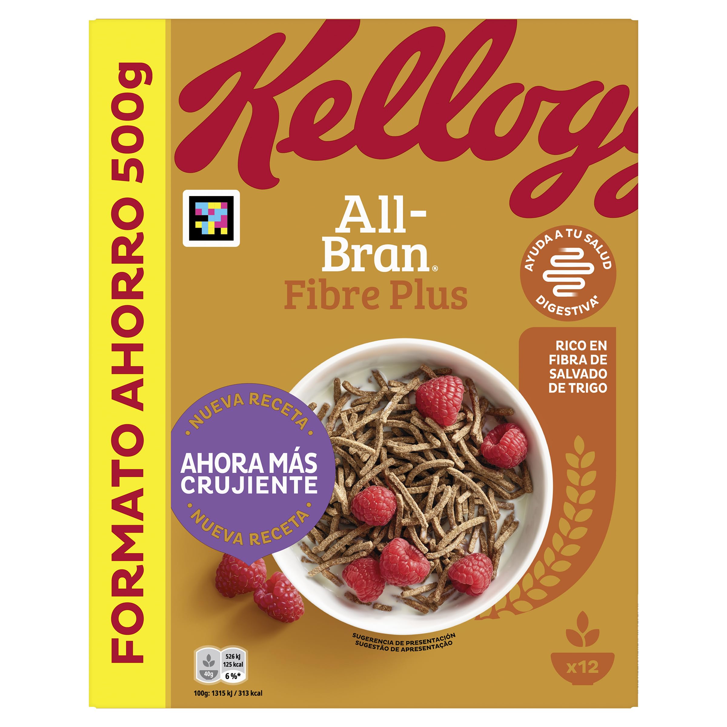 Kellogg's All-Bran Fibre Plus Müsli 2x500g Kleie