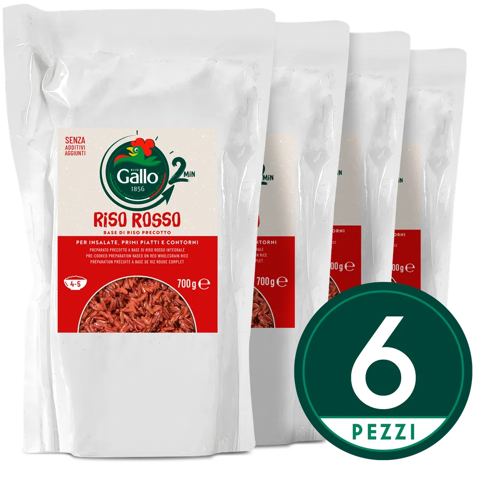 Riso Gallo Rosso Precotto Fertig-Reis 2 Minuten