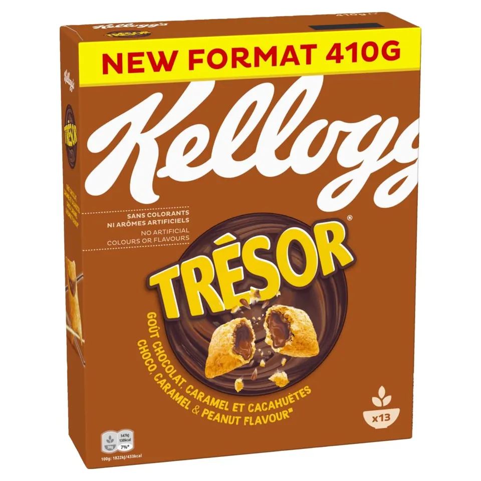 Kellogg's Tresor Choco Caramel Peanut Cerealien 410g