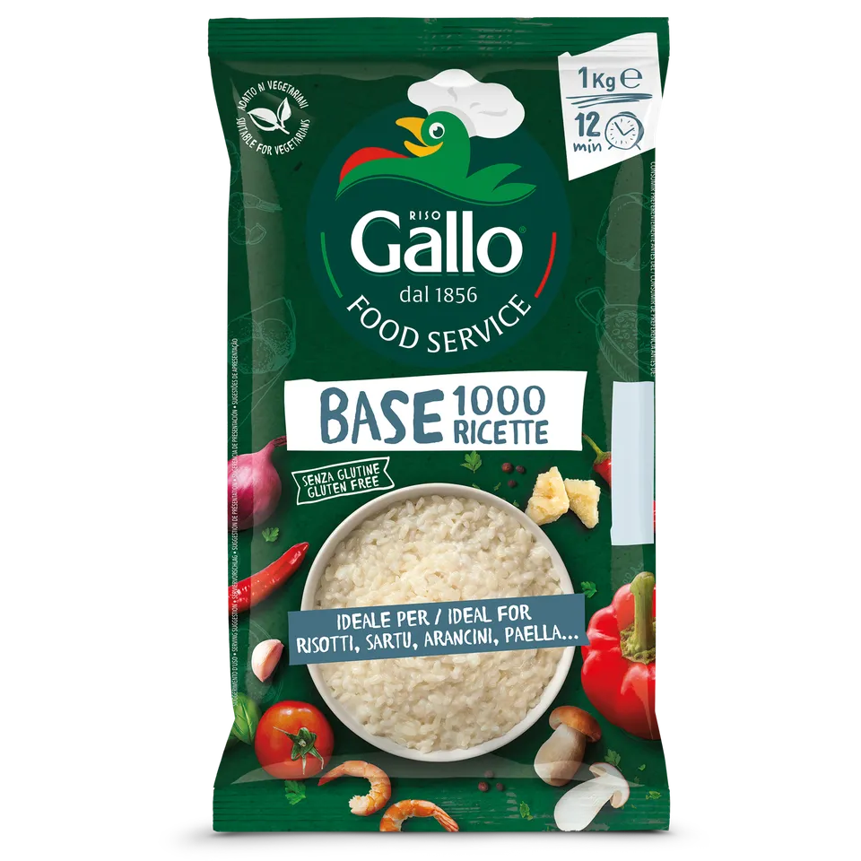 Riso Gallo Base 1000 Ricette Neutraler Risottoreis vielseitig