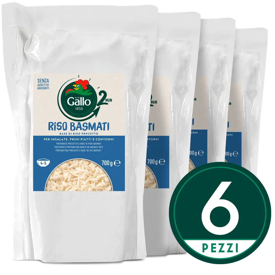 Riso Gallo Basmati Fertigreis Basis 2 Minuten Dampfgegart