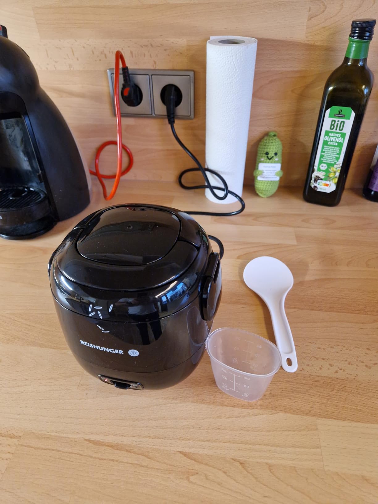 Reishunger Mini Reiskocher 0,3L Waldgrün 1-2 Portionen