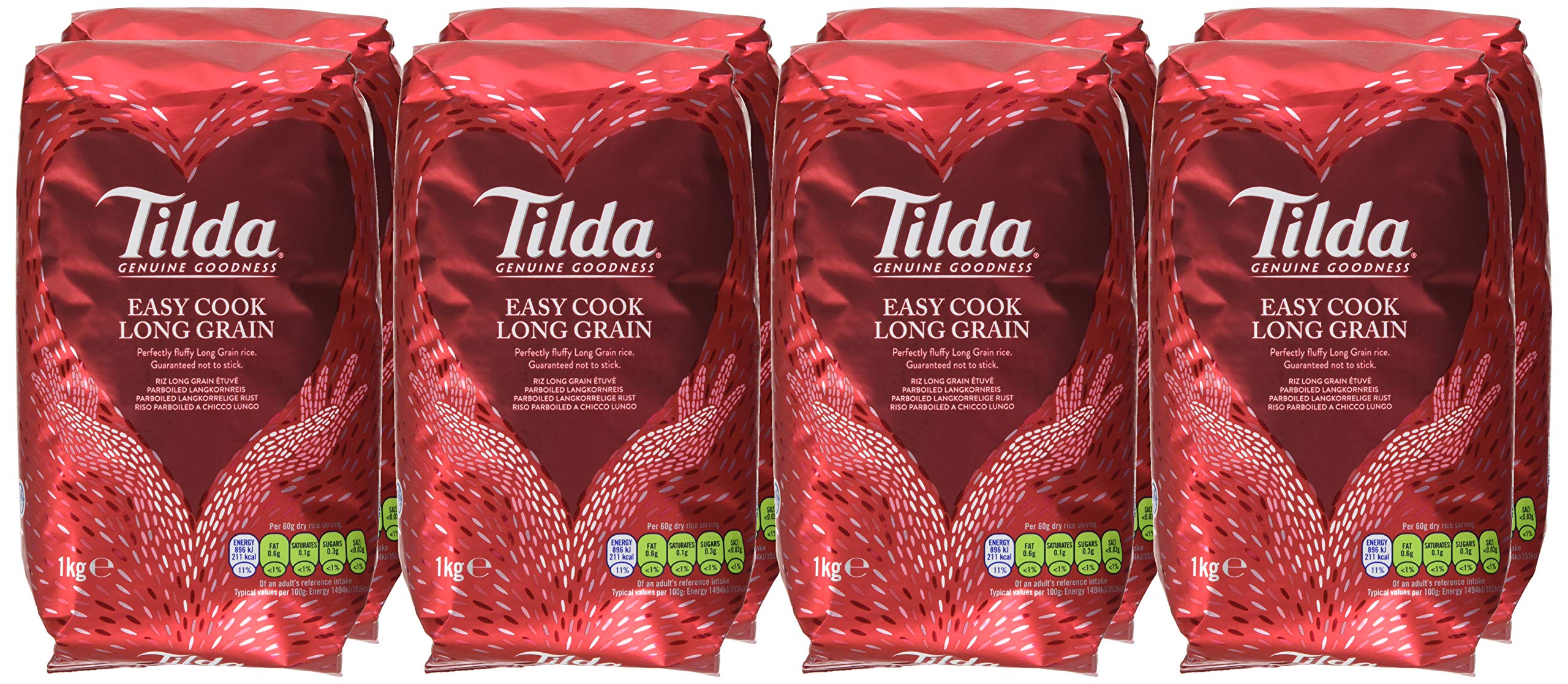 Tilda Easy Cook Langkornreis Basmatireis 8x1kg glutenfrei