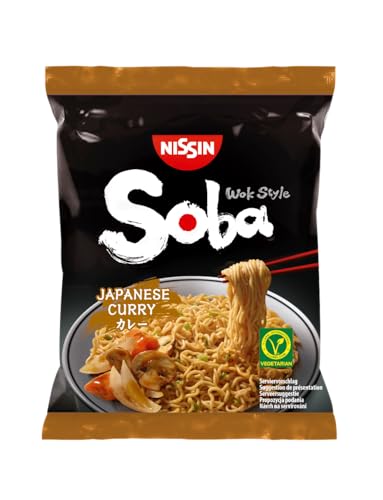 Nissin Soba Bag Japanese Curry Instant-Nudeln 111 g