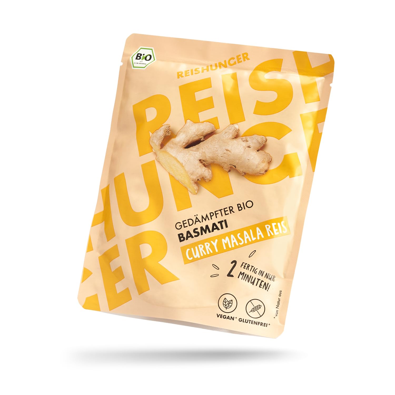 Reishunger BIO Mikrowellen-Reis Basmati 6x250g glutenfrei