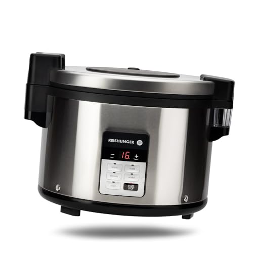 Reishunger Gastronomie Reiskocher 5,8L Edelstahl 32 Portionen