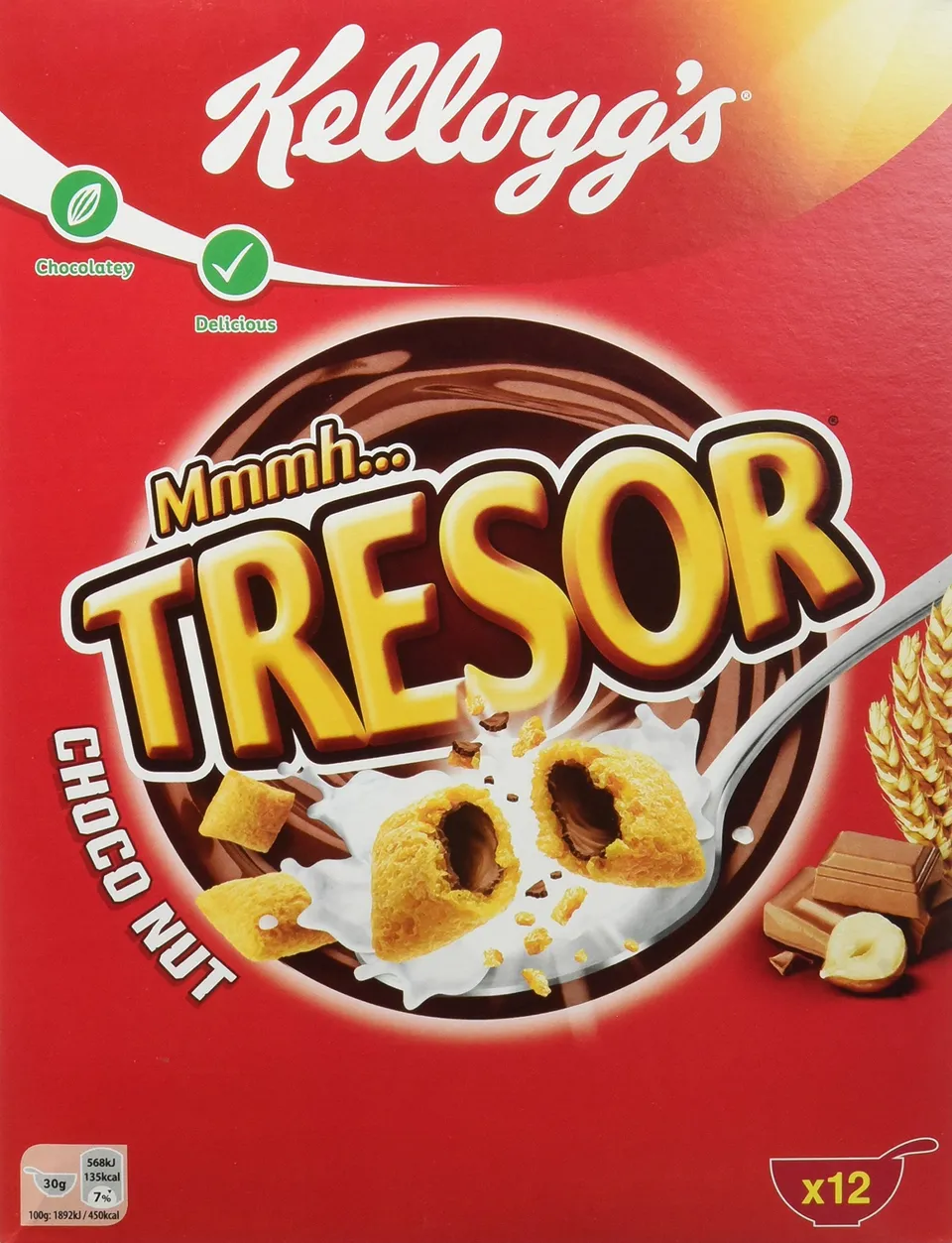 Kellogg's Tresor Choco Nut Müsli 375g Schoko
