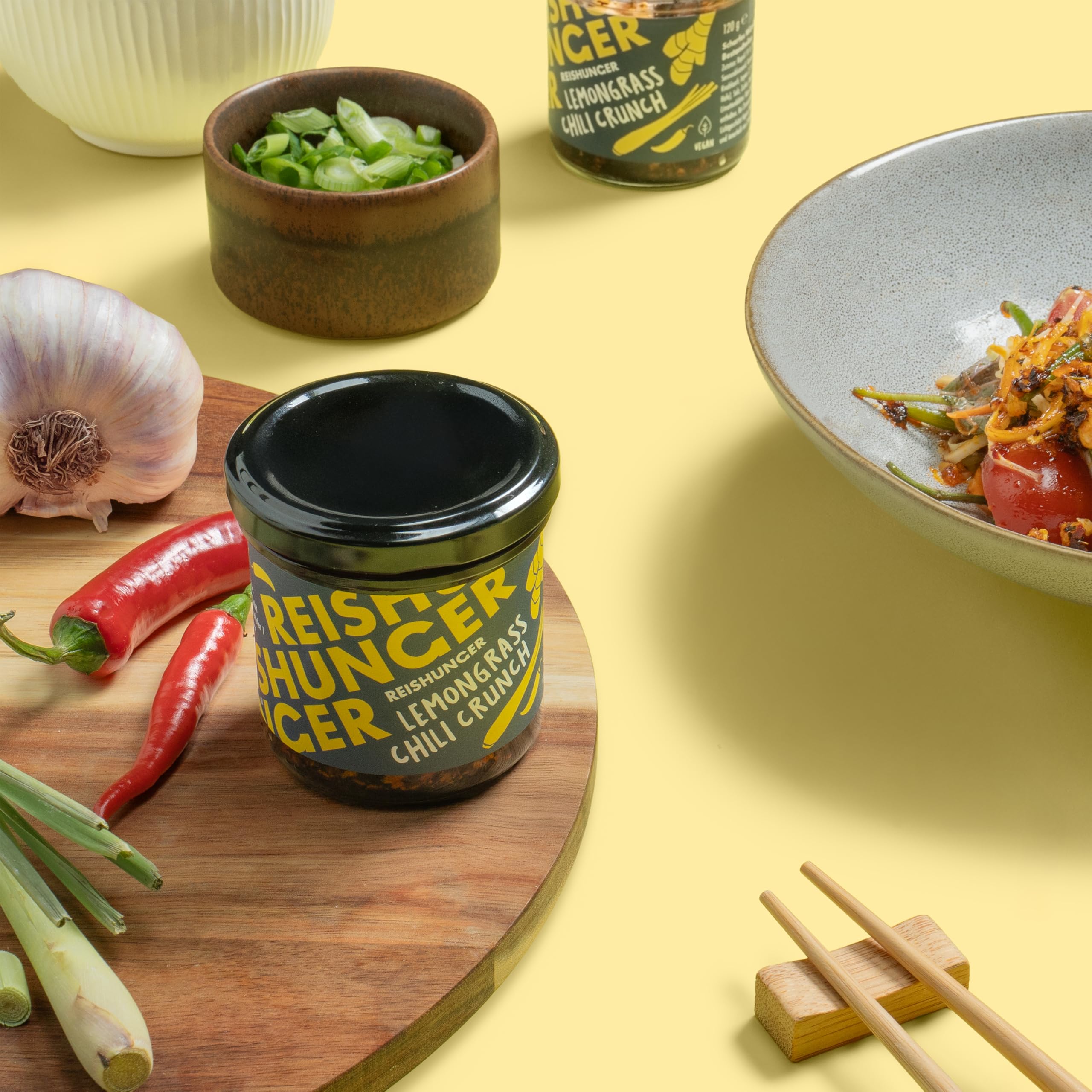 Reishunger Lemongrass Chili Crunch 6x120g mild