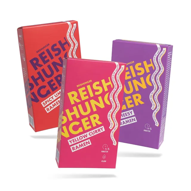 Reishunger Ramen Probier Set 3 x 160 g veggie sortiert