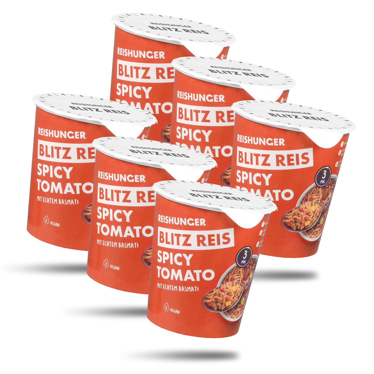Reishunger Blitz Reis Probier Set 3x70 g Basmati
