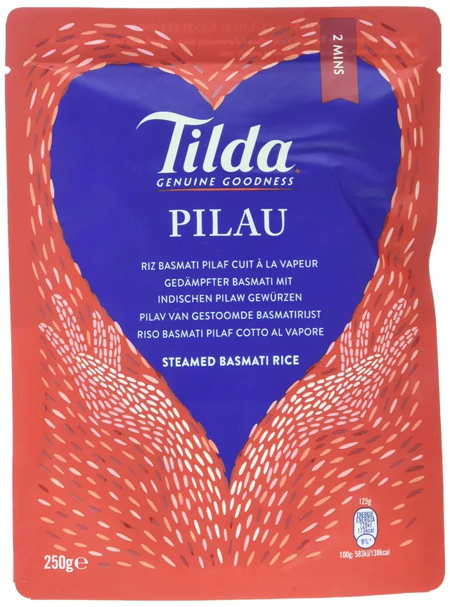 Tilda Pilau Basmati Reis Beutel 6 x 250 g würzig