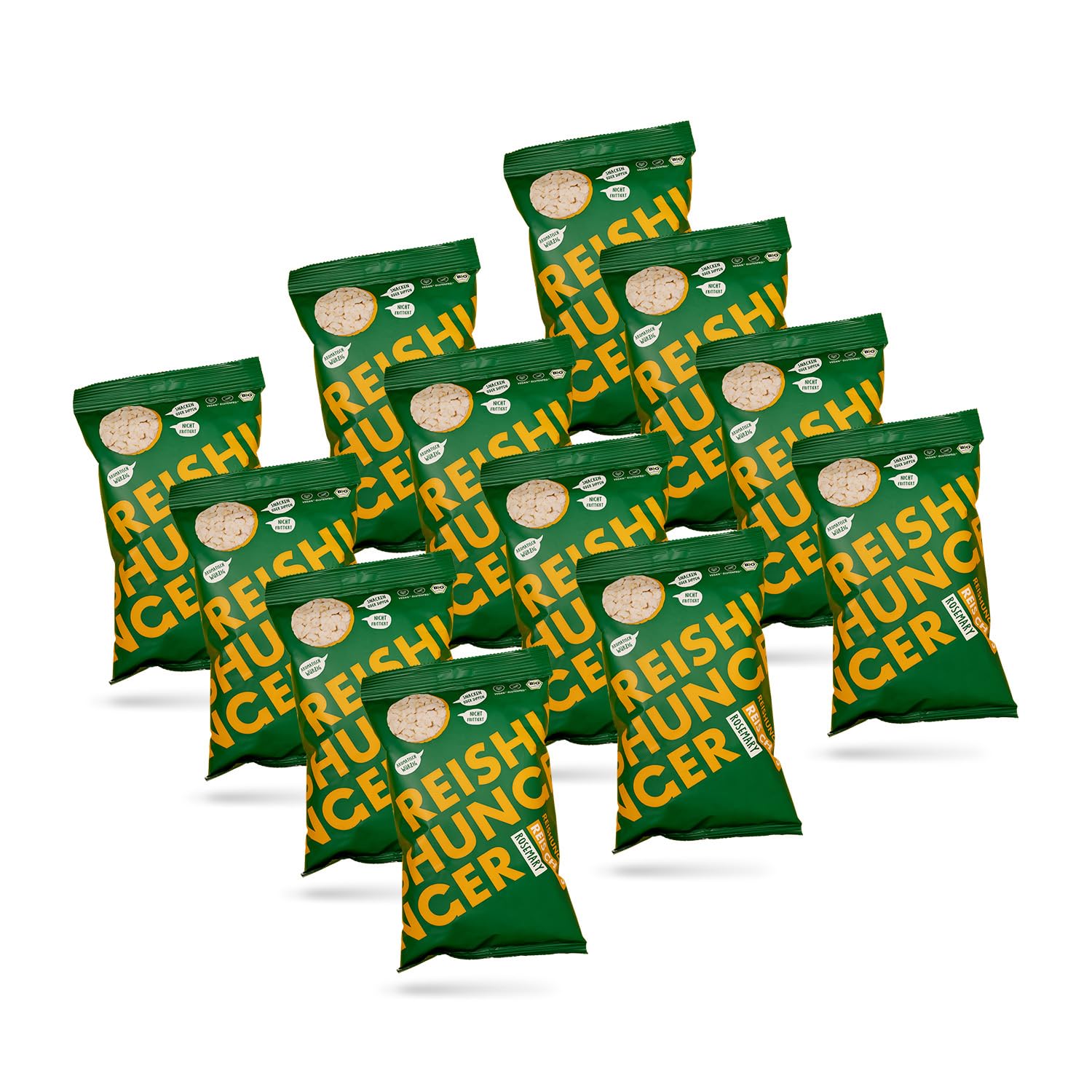 Reishunger Bio Reis Chips Chili 8x50g vegan glutenfrei