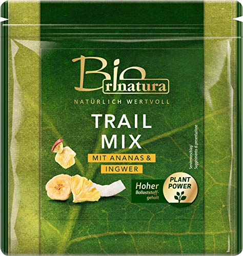 rinatura Trail Mix Ananas-Ingwer Studentenfutter 50g Bio