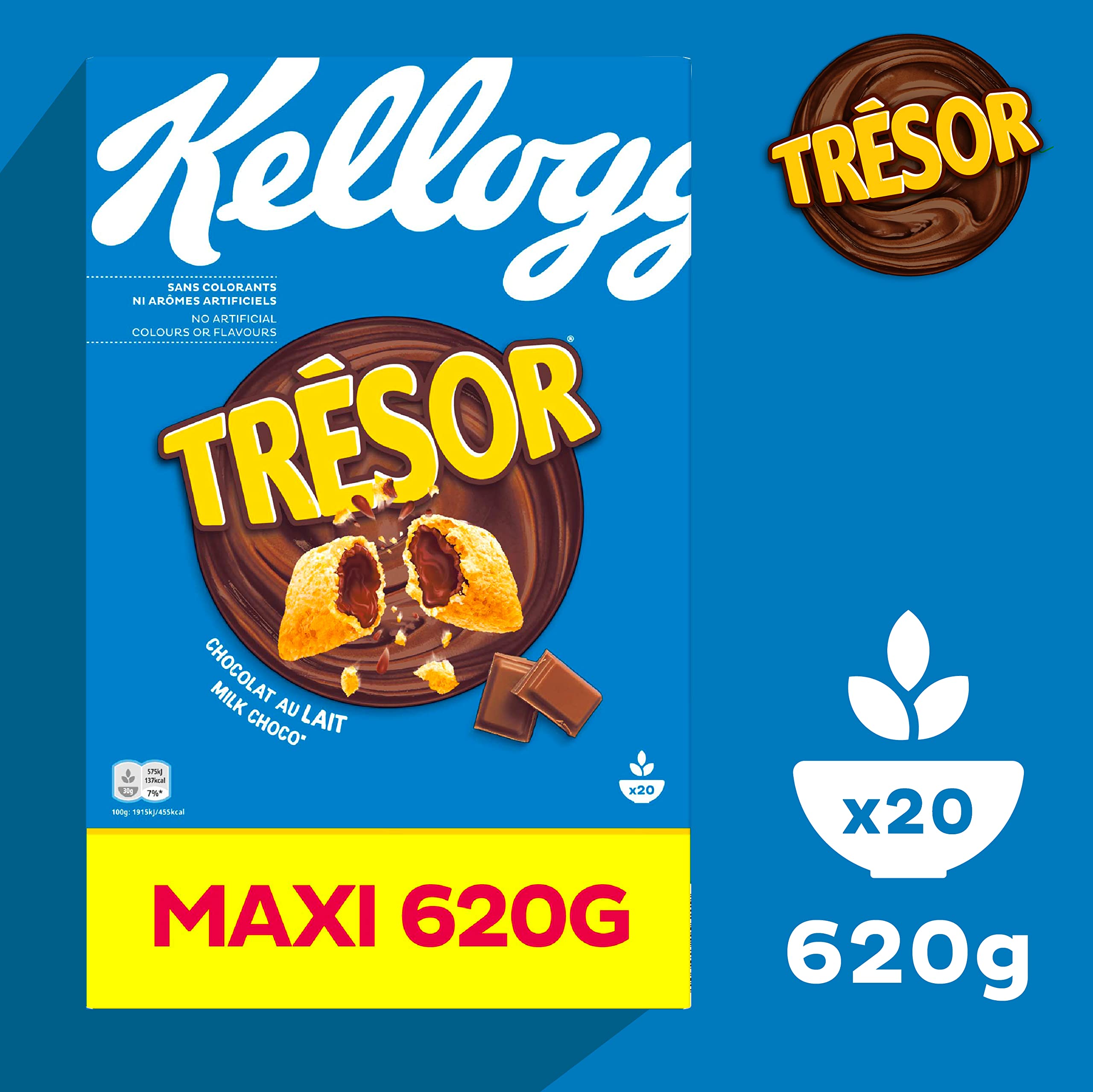 Kellogg's Tresor Milk Choco Frühstückscerealien 620g schokoladig