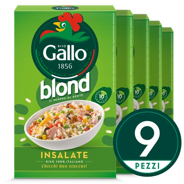 Riso Gallo Blond Insalate 10 Minuten Parboiled Reis für Salat