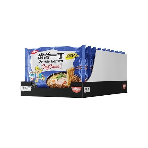 Nissin Demae Ramen Soy Sauce Instant-Nudeln 10x100g Sojasauce