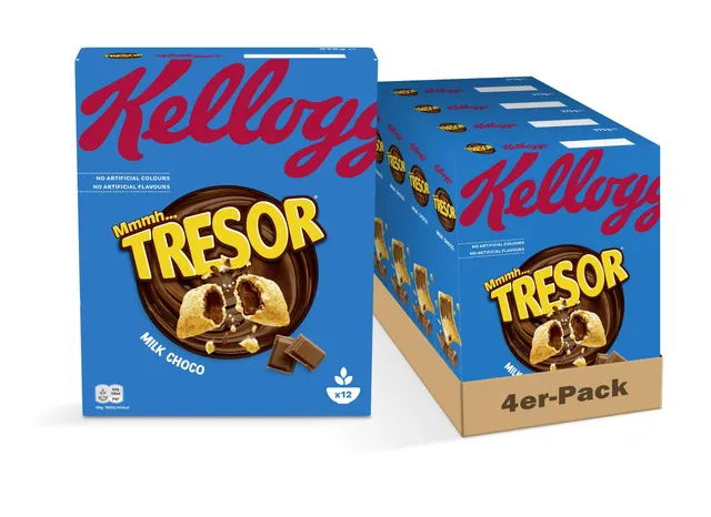 Kellogg's Tresor Milk Choco Cerealien 4x375g Schoko