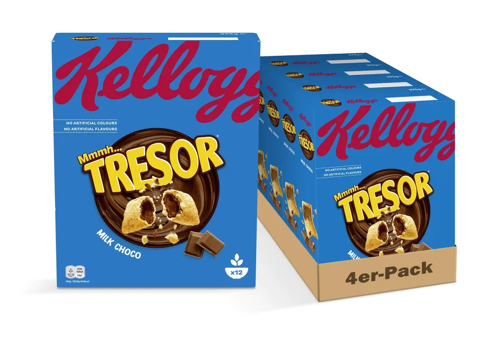 Kellogg's Tresor Milk Choco Cerealien 4x375g Schoko
