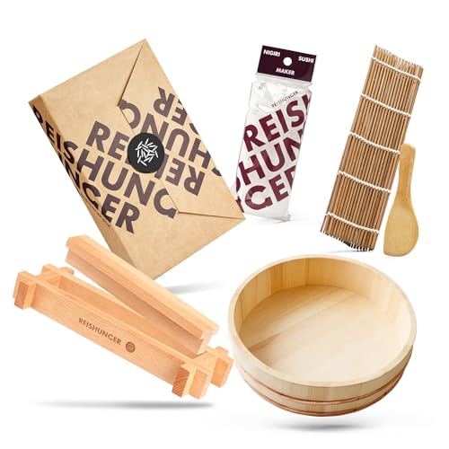Reishunger Sushi Equipment Box XXL Set Holz