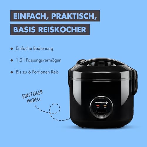 Reishunger Reiskocher Keramik Starterset 10tlg grau