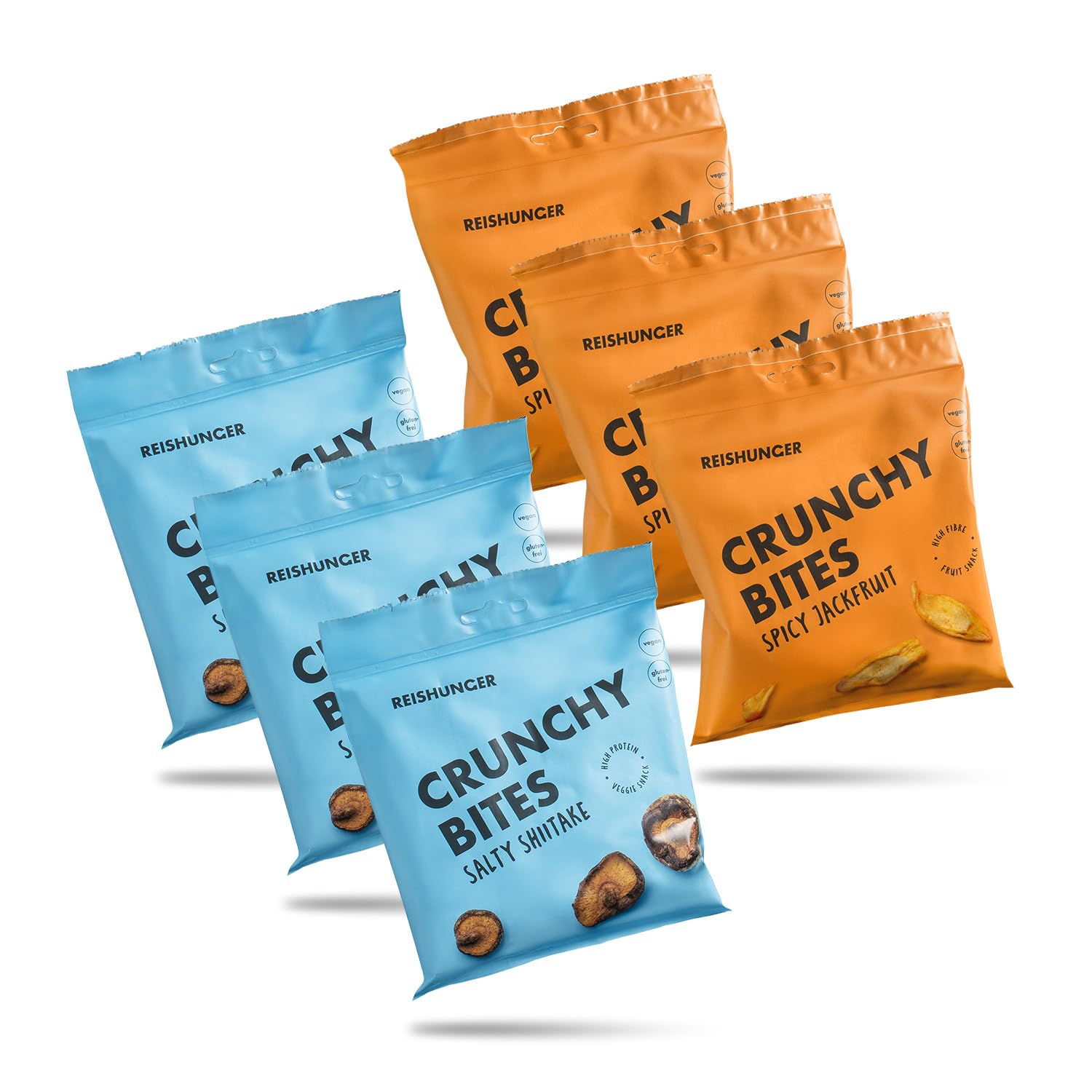 Reishunger Crunchy Bites Jackfruit 3x40g spicy