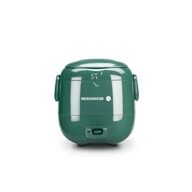 Reishunger Mini Reiskocher 0,3L Waldgrün 1-2 Portionen