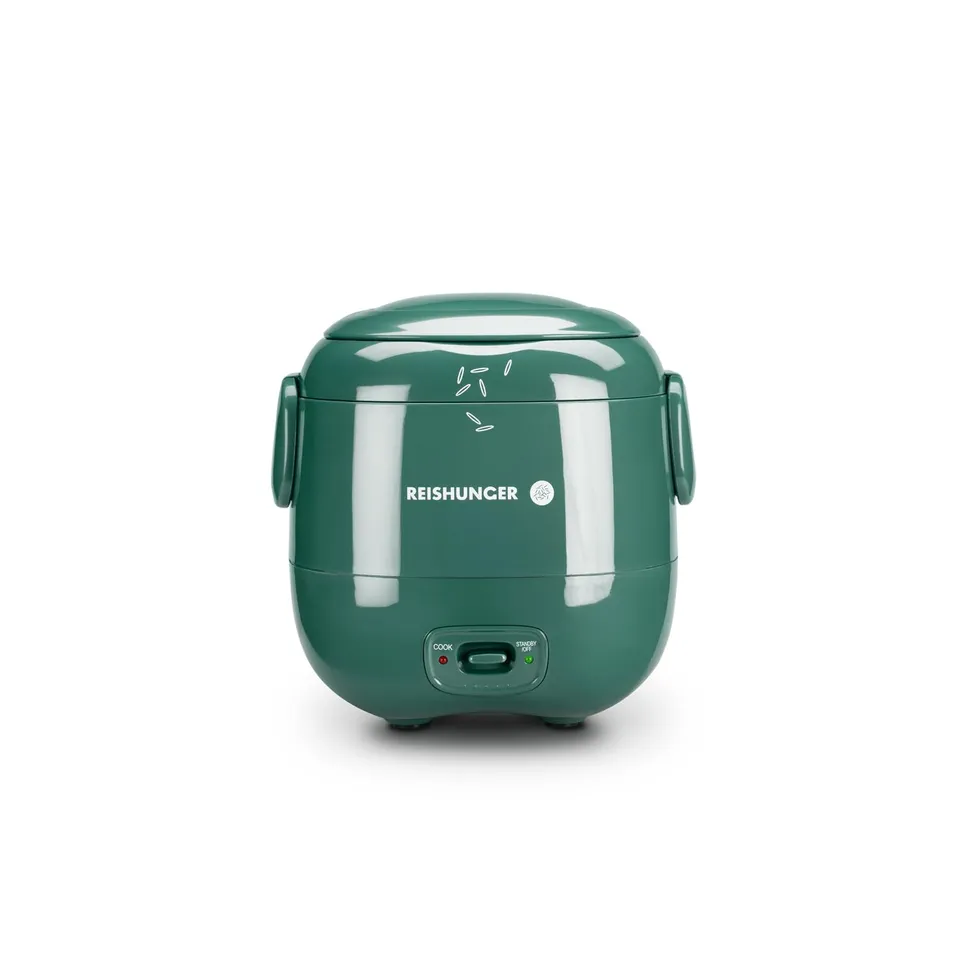 Reishunger Mini Reiskocher 0,3L Waldgrün 1-2 Portionen