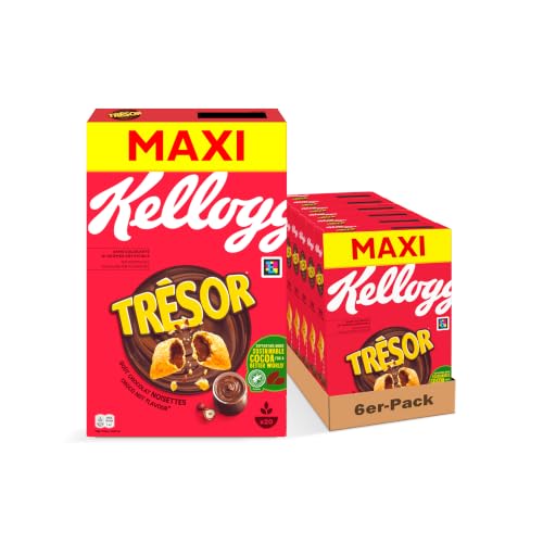 Kellogg's Tresor Choco Nut Cerealien 6er Pack knusprig