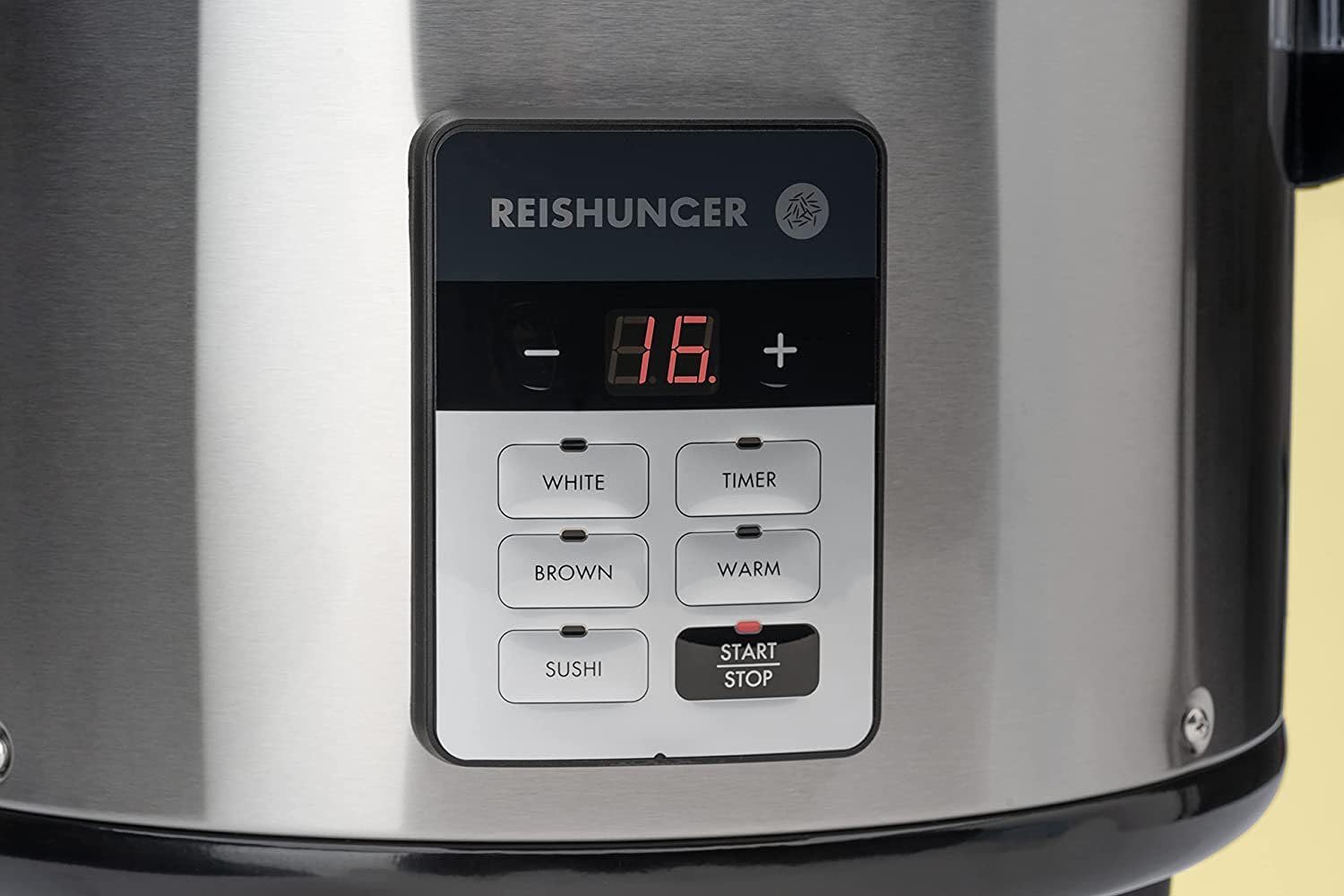 Reishunger Gastronomie Reiskocher 5,8L Edelstahl 32 Portionen