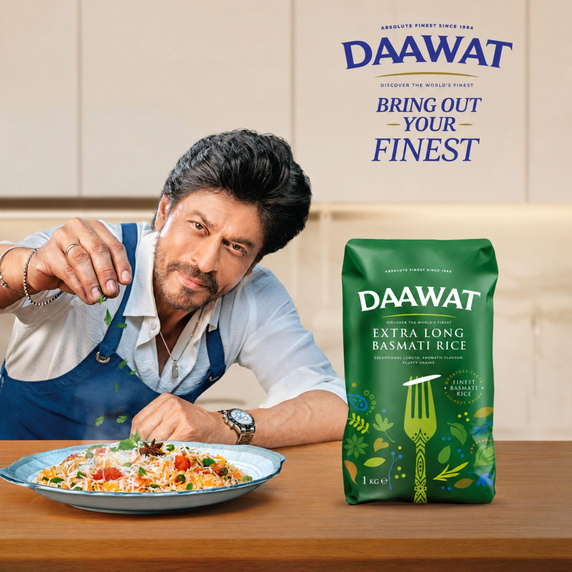 Daawat Extra Long Basmati Reis 1kg aromatisch