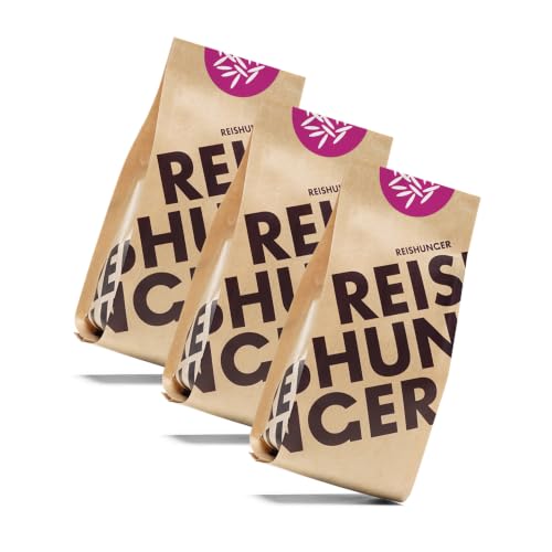 Reishunger Pinker Reis Risotto 3x600g nussig