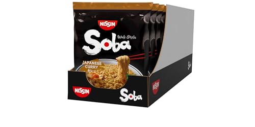 Nissin Soba Bag Japanese Curry Instant-Nudeln 9er Pack vegetarisch
